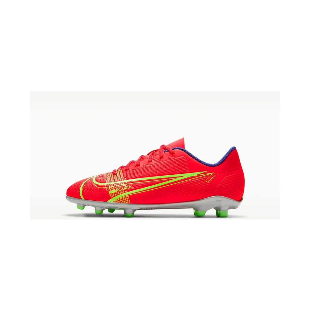 Nike Jr. Mercurial Vapor 14 Club FG/MG Fußballschuh für verschiedene Böden für jüngere/ältere Rot (CV0823-600)