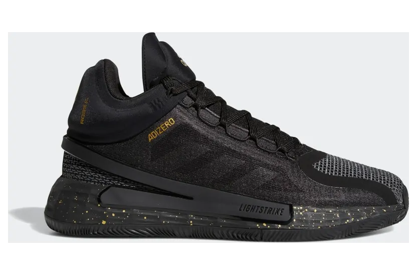 adidas D Rose 11 Black / Gold Metallic / Grey Six (FZ1544)