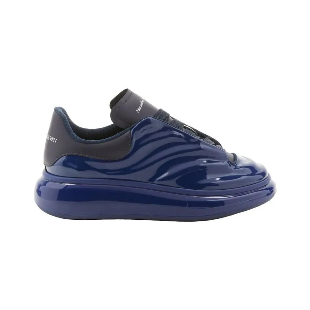 Alexander McQueen Oversized Gloss Navy (727405W4RY14203)