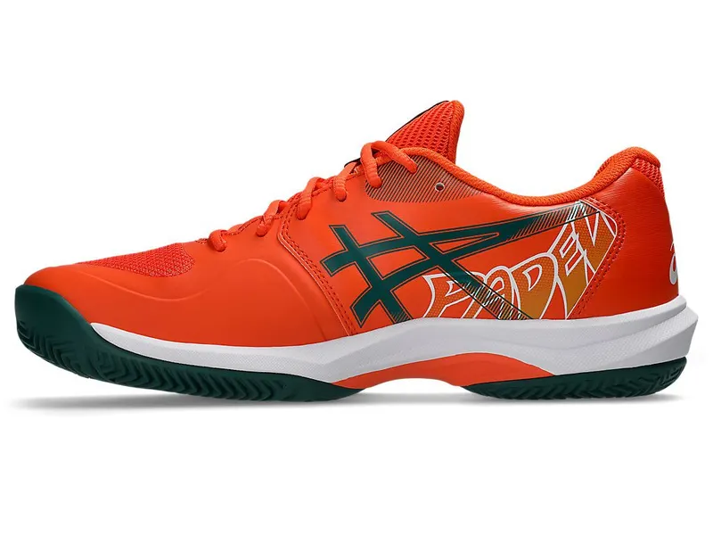 ASICS GAME FF PADEL “Energy Orange / Jewel Green” (1041A493-800)