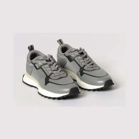 Boss Mesh And Rubber Sneakers Grey (50513195062)