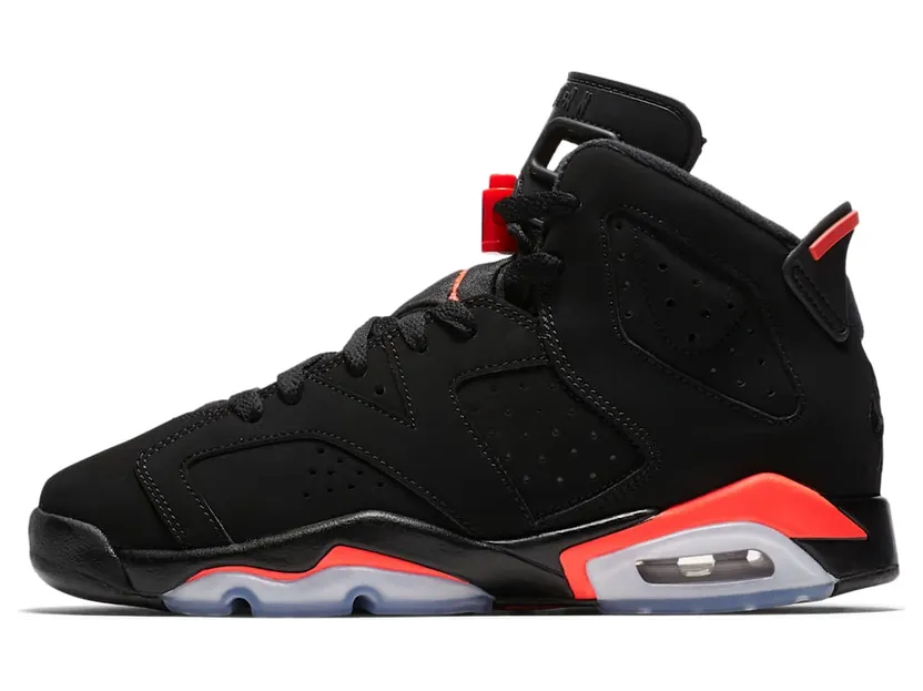 Air Jordan 6 Retro Black Infrared GS (384665-060)