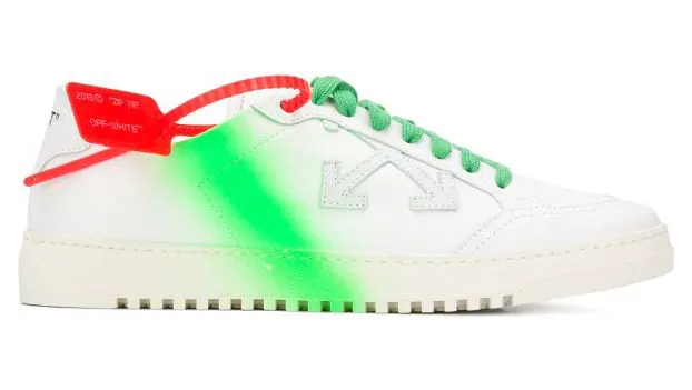 Off-White 2.0 Low Top Green Spray