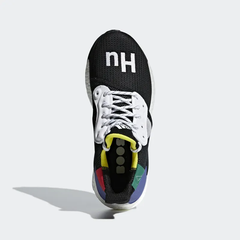 adidas Solar Hu Glide Pharrell Core Black (W) Core Black/Cloud White/Bright Cyan (CG6736)