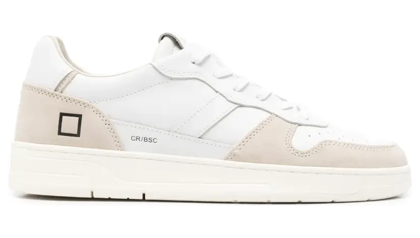 D.A.T.E. Court 2.0 sneakers with vlakken – White (M441C2BAHB)