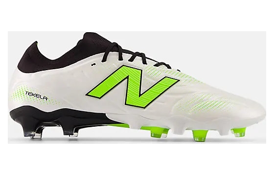 NEW BALANCE TEKELA PRO LOW LACED FG V5 “White / Black / Pixel Green” (ST2FLSP5)