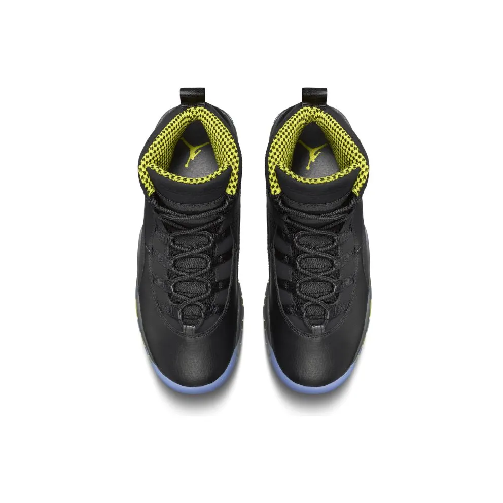 Jordan 10 Retro Venom (GS) Black/Vnm Green-Cl Grey-Anthrct (310806-033)