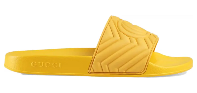 Gucci Slide Matelasse Yellow