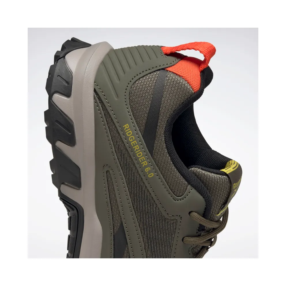 Reebok Ridgerider 6 Shoes Army Green / Core Black / Dynamic Red