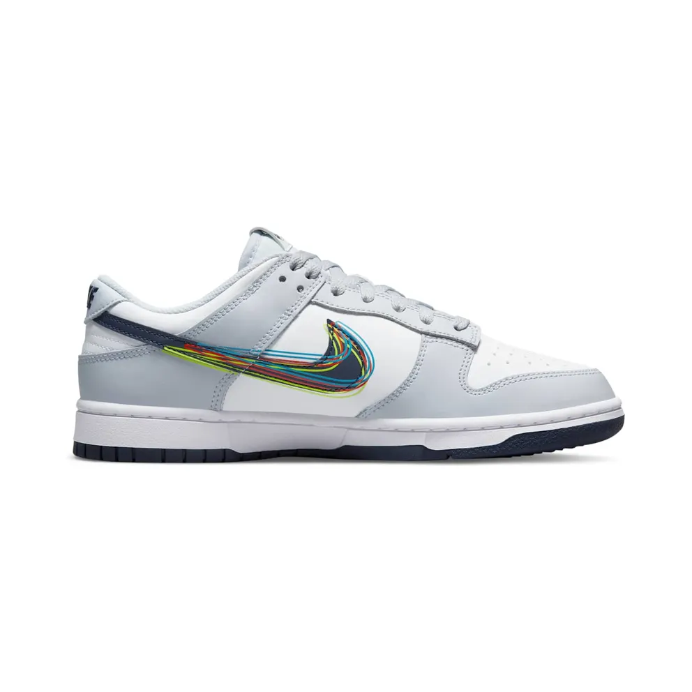 Nike Dunk Low 3D Swoosh White Grey (DV6482-100)