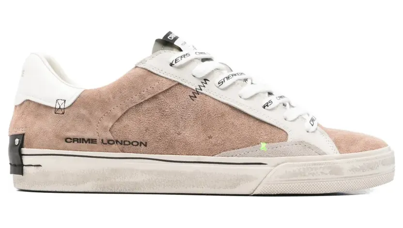 Crime London Sneakers im Deconstructed-Look – Braun (19075PP8)