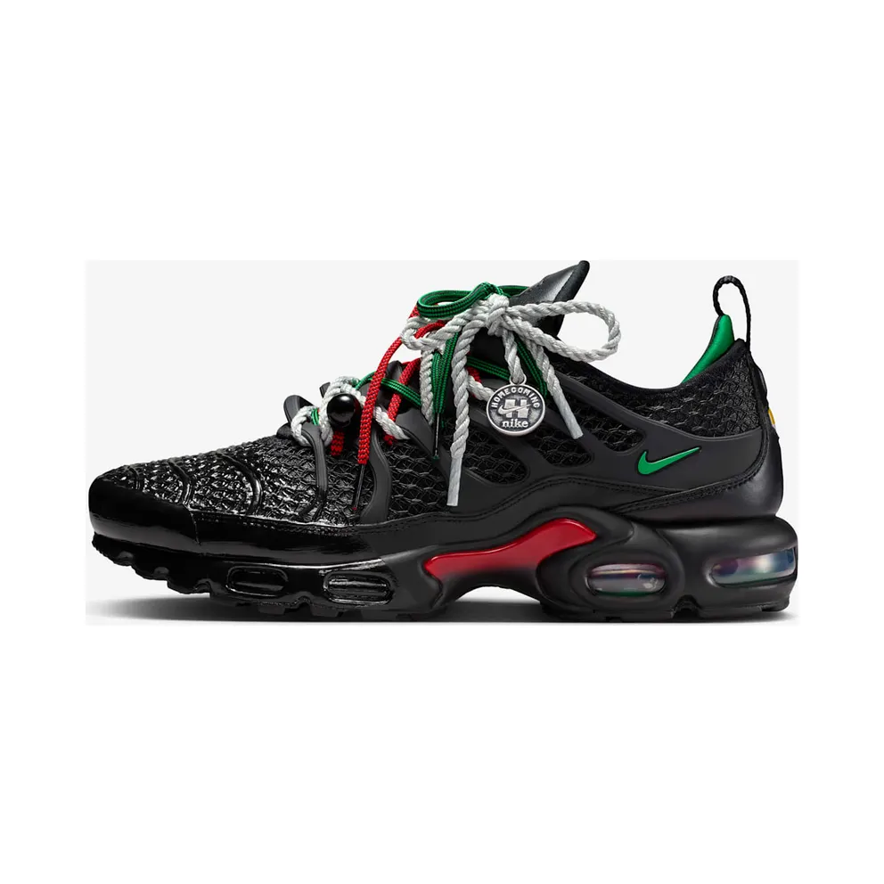 Nike Air Max Plus x HOMECOMING – “Black / University Red / Court Green” (IM4960-001)