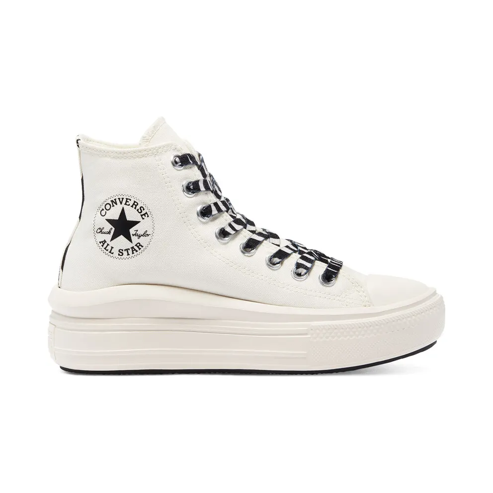 Converse Archive Print Chuck Taylor All Star Move High Top Egret/black/egret (570974C)