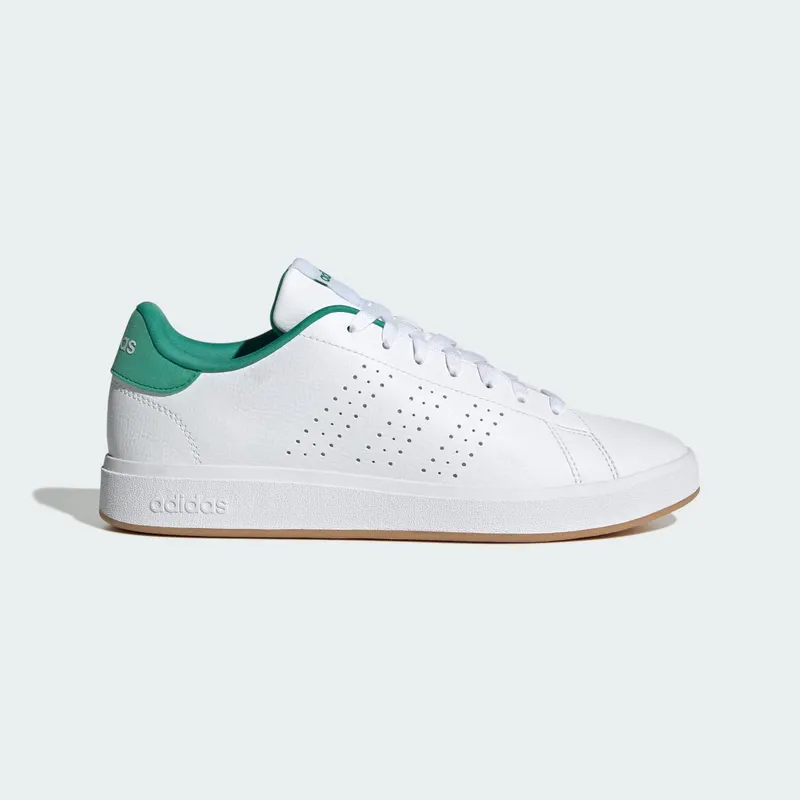 Adidas Advantage Base 2.0 Cloud White / Cloud White / Semi Court Green (JQ0386)