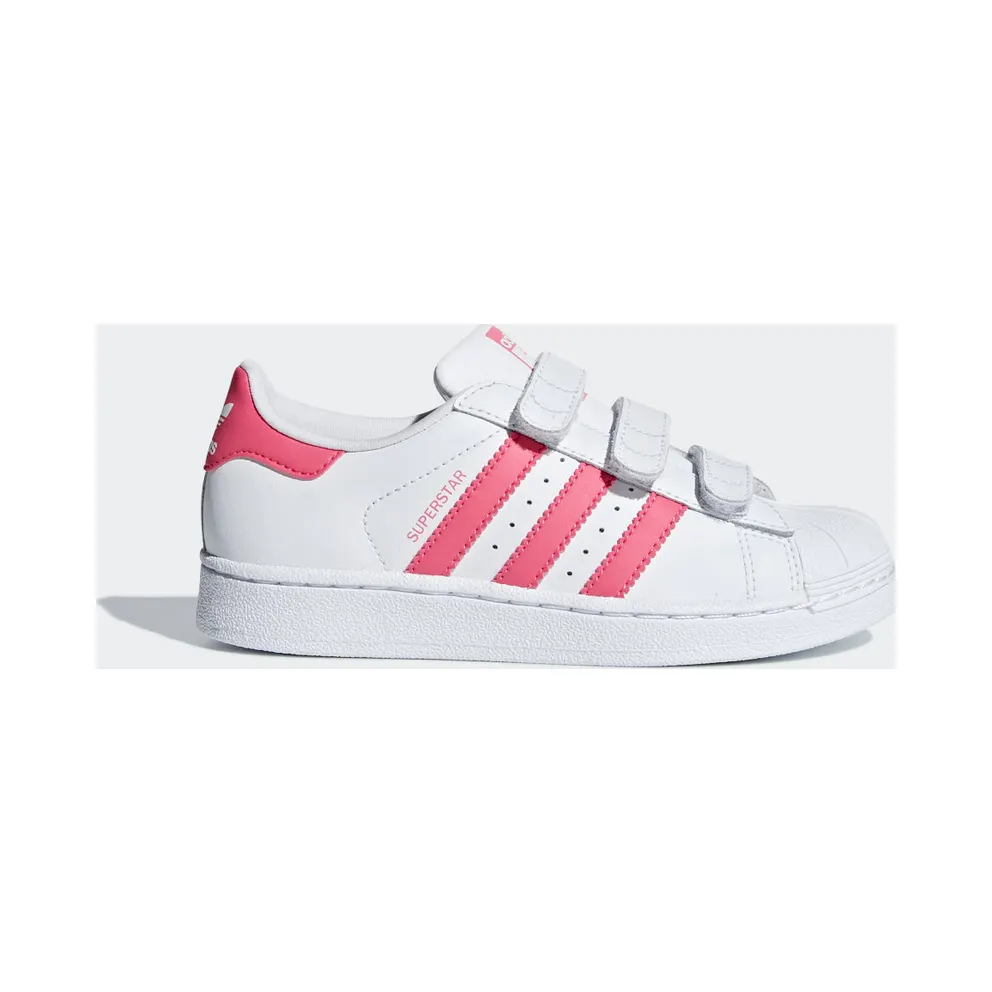 adidas Superstar Schuh Cloud White / Real Pink / Real Pink (CG6621)