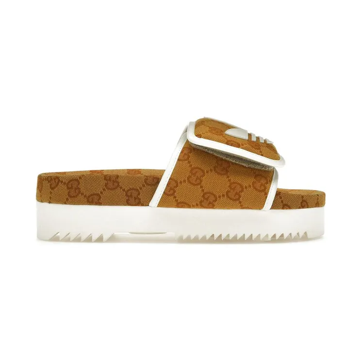 adidas x Gucci Monogram Slide Mesa (702398 FAAW2 7142)