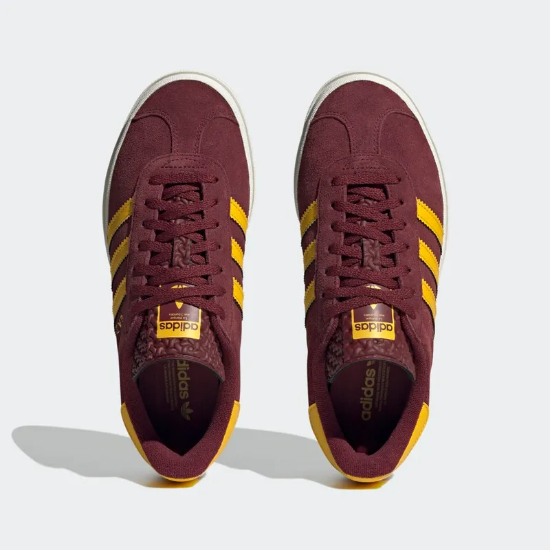 Adidas Gazelle Bold Shadow Red / Bold Gold / Core White (IF5195)