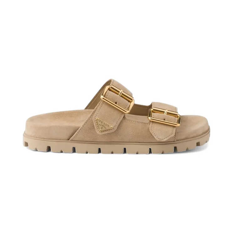 Prada Suede Strap Slide Ecru (1XX692_054_F0379_F_020)