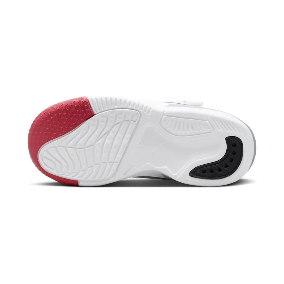 Jordan Max Aura 5 “White / Varsity Red / Wolf Grey / Black” (DZ4354-101)