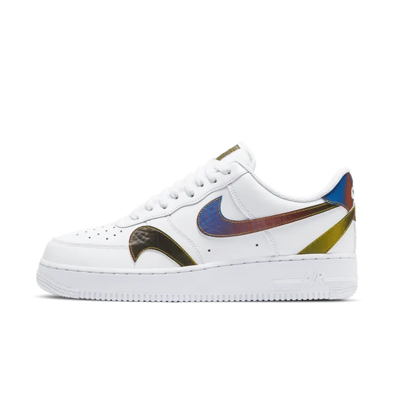 Nike Air Force 1 Low Misplaced Swooshes White Multi White/Reflect Silver (CK7214-101)