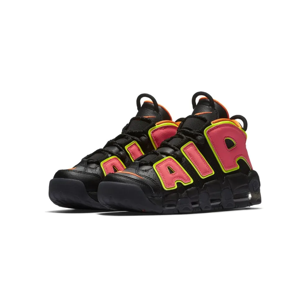 Nike Air More Uptempo Hot Punch (W) Black/Hot Punch-Volt (917593-002)