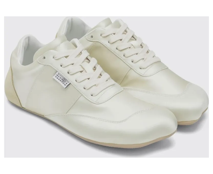 Maison Margiela Anatomic Tabi Satin and Suede White (S59WS0248P7563T1010)