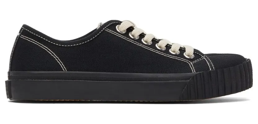 Maison Margiela Black Tabi Low-Top Sneaker (S58WS0193 P4291)
