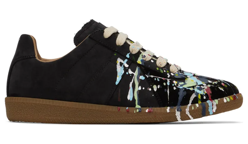 Maison Margiela Grey Painted Replica Sneakers (S58WS0101 P1892)
