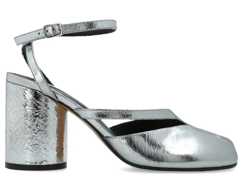 Maison Margiela H80 Tabi Sandal Pump Silver (S58WP0280 P5016 T9002)