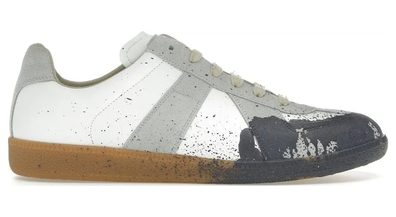 Maison Margiela Paint Replica German Army Trainer (GAT) White Pewter (S57WS0481P6230H0A65)