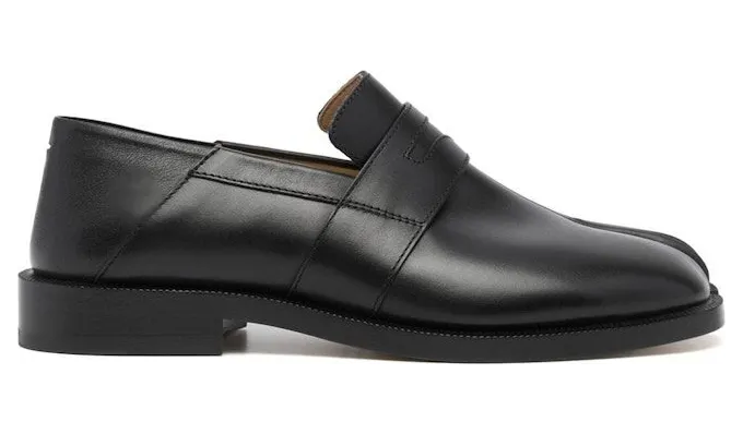 Maison Margiela Tabi Penny Loafters Foldable Back Slip On Black (S39WR0021 P4165 T8013)