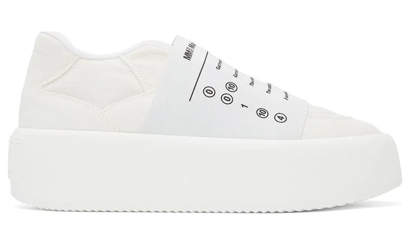 Maison Margiela White Logo Platform H1527 White (S59WS0151 P3499)