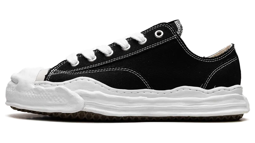 Maison Mihara Yasuhiro Hank OG Sole Canvas Low Black White (A05FW702-BLK)