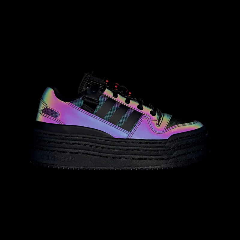 Adidas Triple Platforum Low Core Black / Core Black / Solar Red (GY9607)