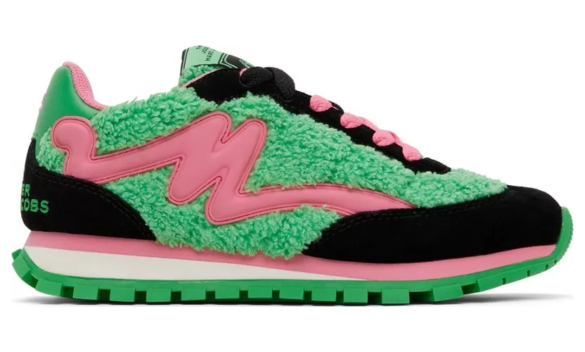 Marc Jacobs Pink & Green ‘The Teddy Jogger’ 301 Green Multi (M9002404)