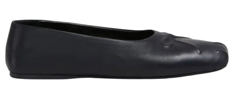 Marni Nappa Leather Seamless Little Bow Ballet Black (BAMS004700 P3628 00N99)