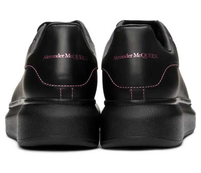 Alexander McQueen Black Rainbow Eyelets Oversized Sneakers (553770 WHZ4S) (4)