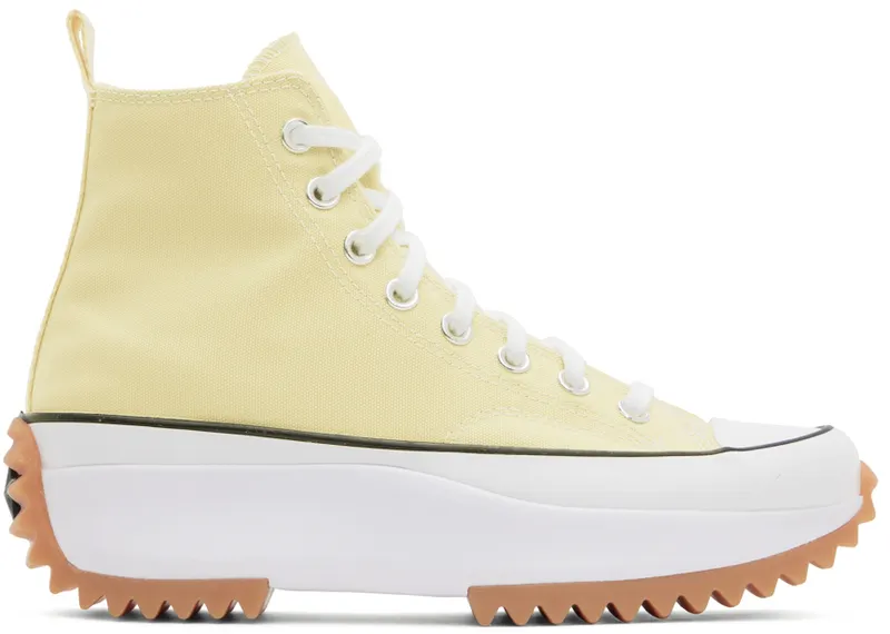 Converse Run Star Hike Platform Seizoenskleur Lemon Drop/Black/White (A02132C)