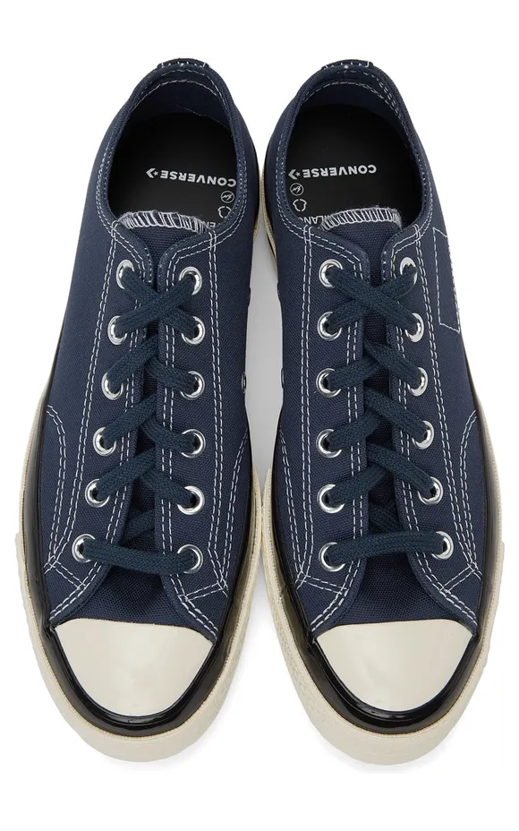Moncler Genius 7 Moncler FRGMT Hiroshi Fujiwara Converse Navy Fraylor III Chuck 70 Sneakers (G20964M7060002SLQ) (5)