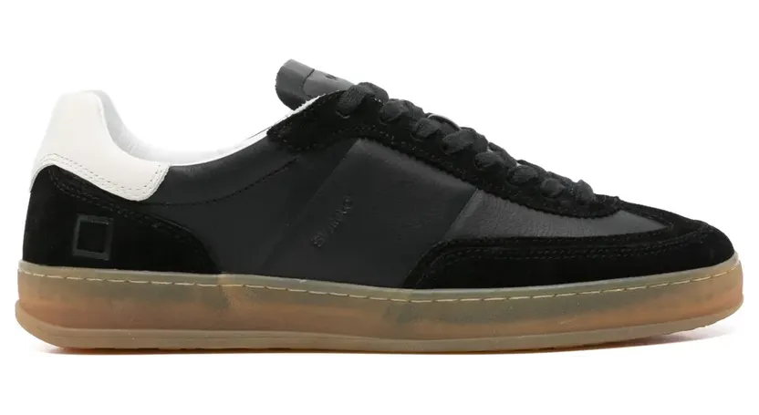 D.A.T.E. Sneakers aus Leder – Schwarz (M421SLMNBK)
