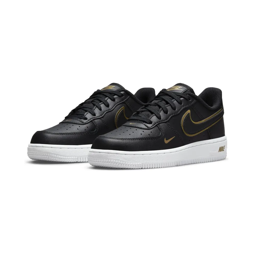 Nike Force 1 LV8 “Black / Metallic Gold / White” (DM3386-001)
