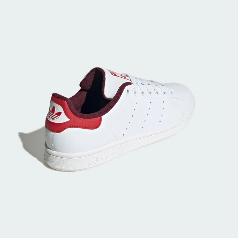Adidas Stan Smith Cloud White / Maroon / Better Scarlet (IG1321)