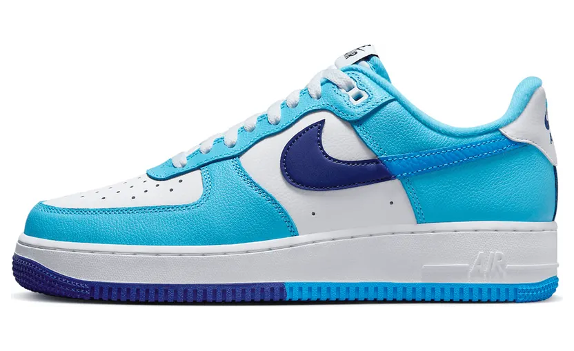 Nike Air Force 1 Low ’07 LV8 Split Light Photo Blue Deep Royal (DZ2522-100)