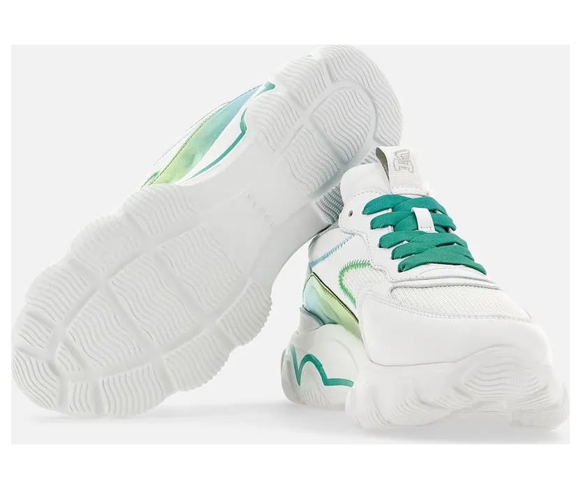Hogan Hyperactive White Green Blue (HXW5490ET00O9L0VAT) (4)