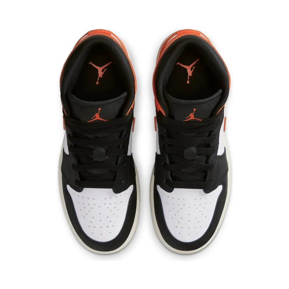 Air Jordan 1 Mid GS “Starfish Black Toe” (DQ8423-801)