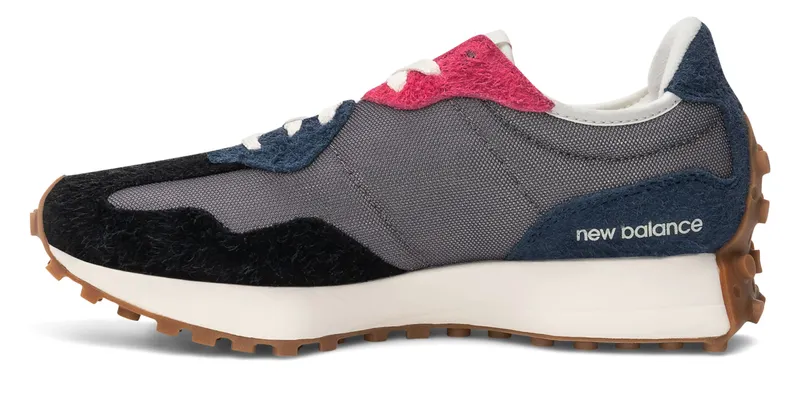 New Balance 327 Grey Navy Black Grey/Navy-Black (MS327SFB)