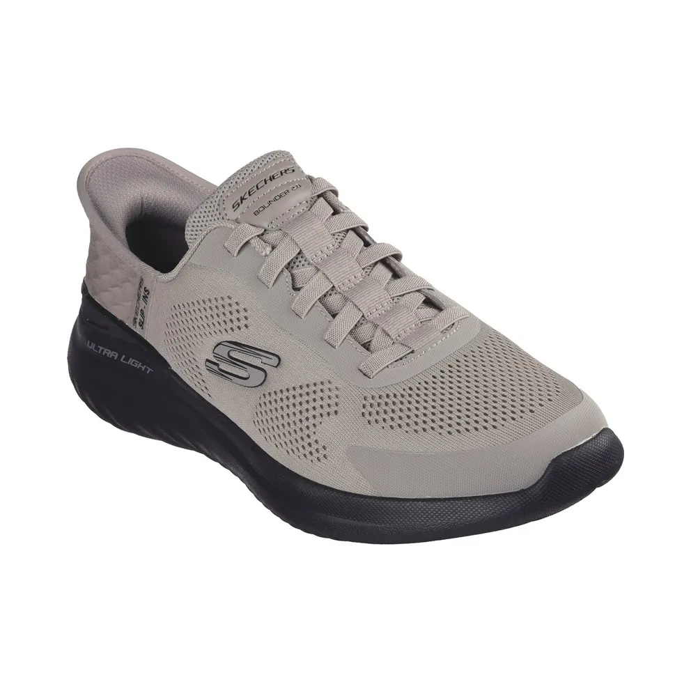 Skechers Slip-ins: Bounder 2.0 – Emerged Sneaker Taupe/Black