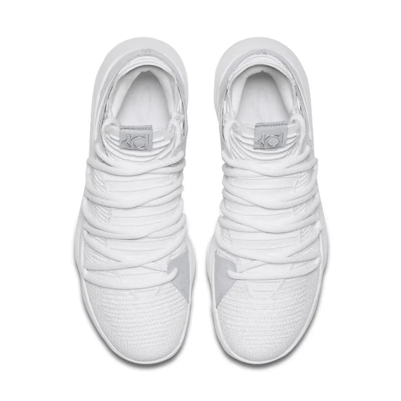 Nike KD 10 Still KD White/Metallic Silver-Pure Platinum (897815-100)