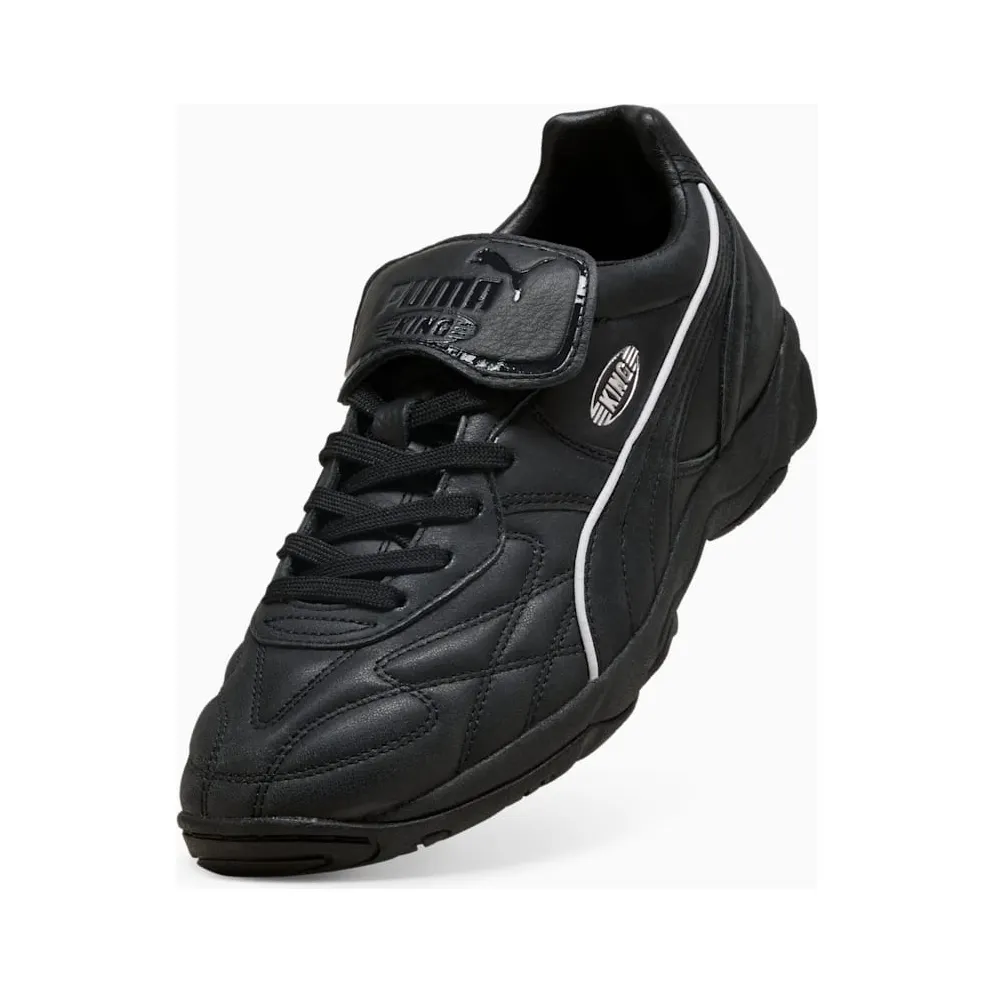 Puma King Indoor Premium Black White Stripe (404363-02)