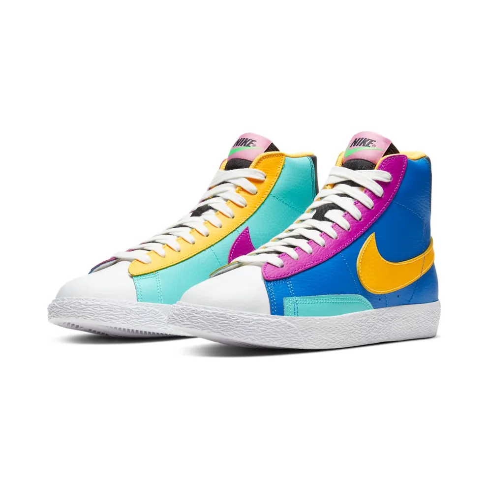 Nike Blazer Mid Multi-Color (GS) Battle Blue/Aurora-Vivid Purple-Laser Orange (CZ9441-400)